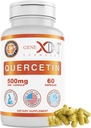 Genexの方式 60日の供給のためのQuercetin 500mg -60のカプセル-免疫サポート、酸化防止およびアレルギーの保護、非GMOのグルテンフリーのための補足