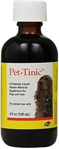 犬と猫のためのPfizer動物のペットチニックビタミンミネラルサプリメント、Pfizer動物による4オンス