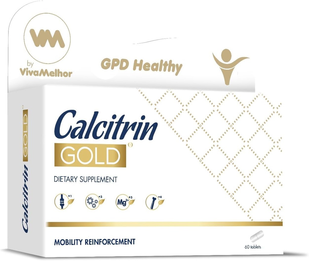 Calcitrinの金の食事療法の補足、Mobilityの補強、60のタブレット