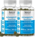 Awan Ashwagandha Gummies、Mood、Energy、Immue Booster、120ct、60dayサプライによるAmire