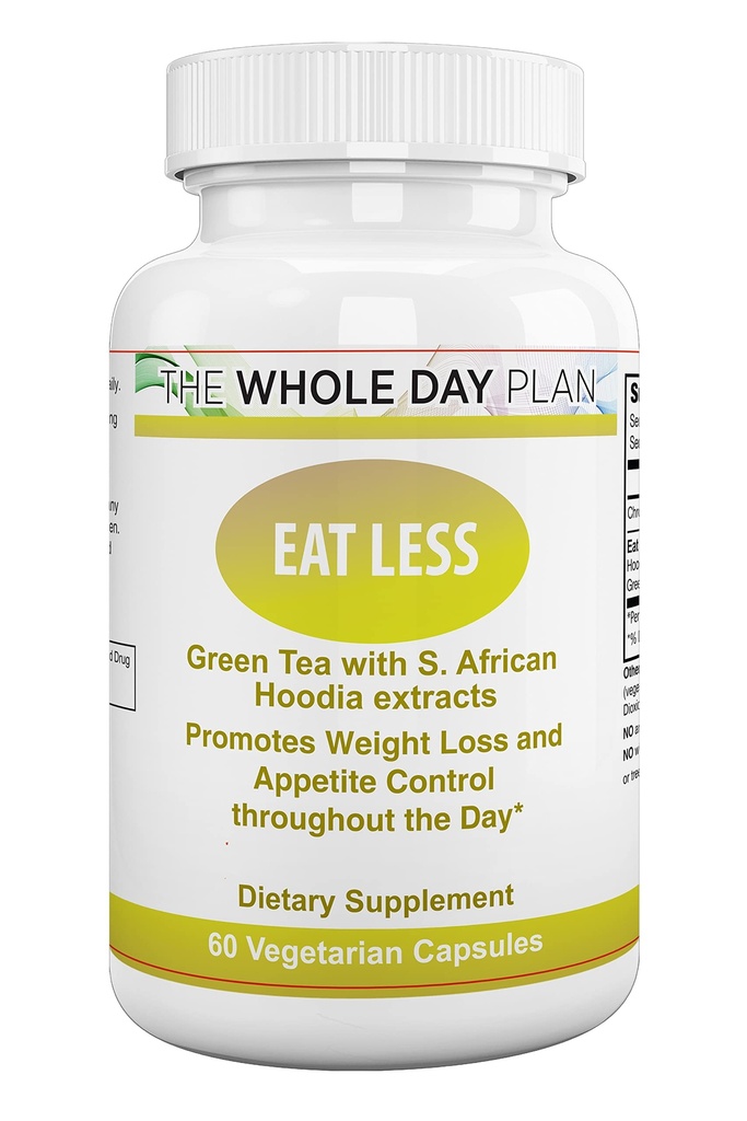 WHOLE DAYの計画EATは、女性と男性のための減量の丸薬 - 食欲抑制脂肪燃焼サプリメント、60カプセル、米国製