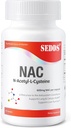 Supplements, N-Acetyl Cysteine (NAC) 600mg, 100 Veg Capsules - Non-GMO, Gluten Free