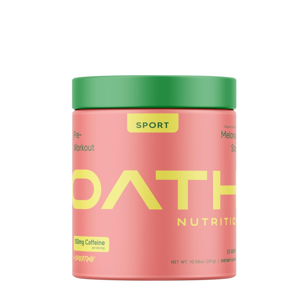 Oathの栄養のスポーツの砂糖は女性および人のためのプレワークアウトの粉、Melonadeの立場を、CaffeineおよびベータAlanine、女性のためのプレワークアウトの粉、25のサービング含んでいます