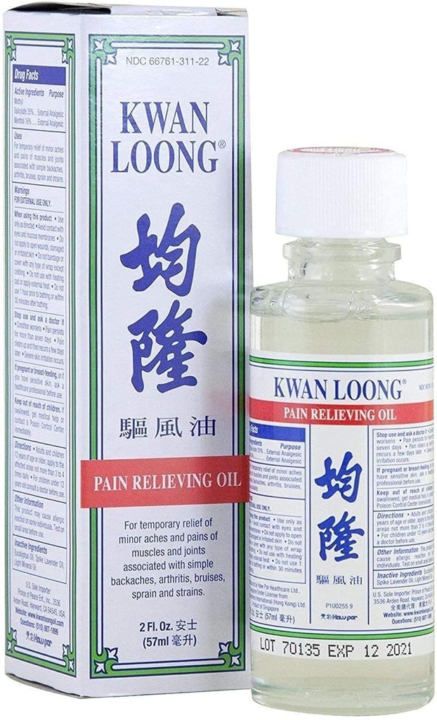 Kwan ロン 痛み Relieving 芳香油 (2 fl oz)