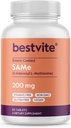 BESTVITE SAM-e 200mg (60 Tablets) (1-Pack) Premium Ingredient from Italy.