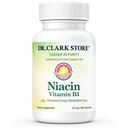 クラークナイアシン(ビタミンB3)サプリメント - 25mg、100ゼラチンカプセル、サポート循環&健康なコレステロールレベル