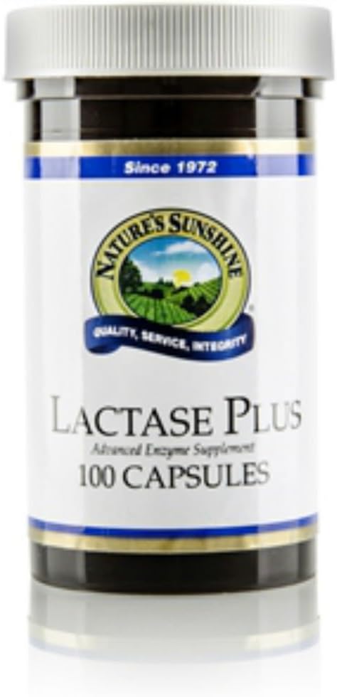 Nature's Sunshine Lactase Plus、100キャップ