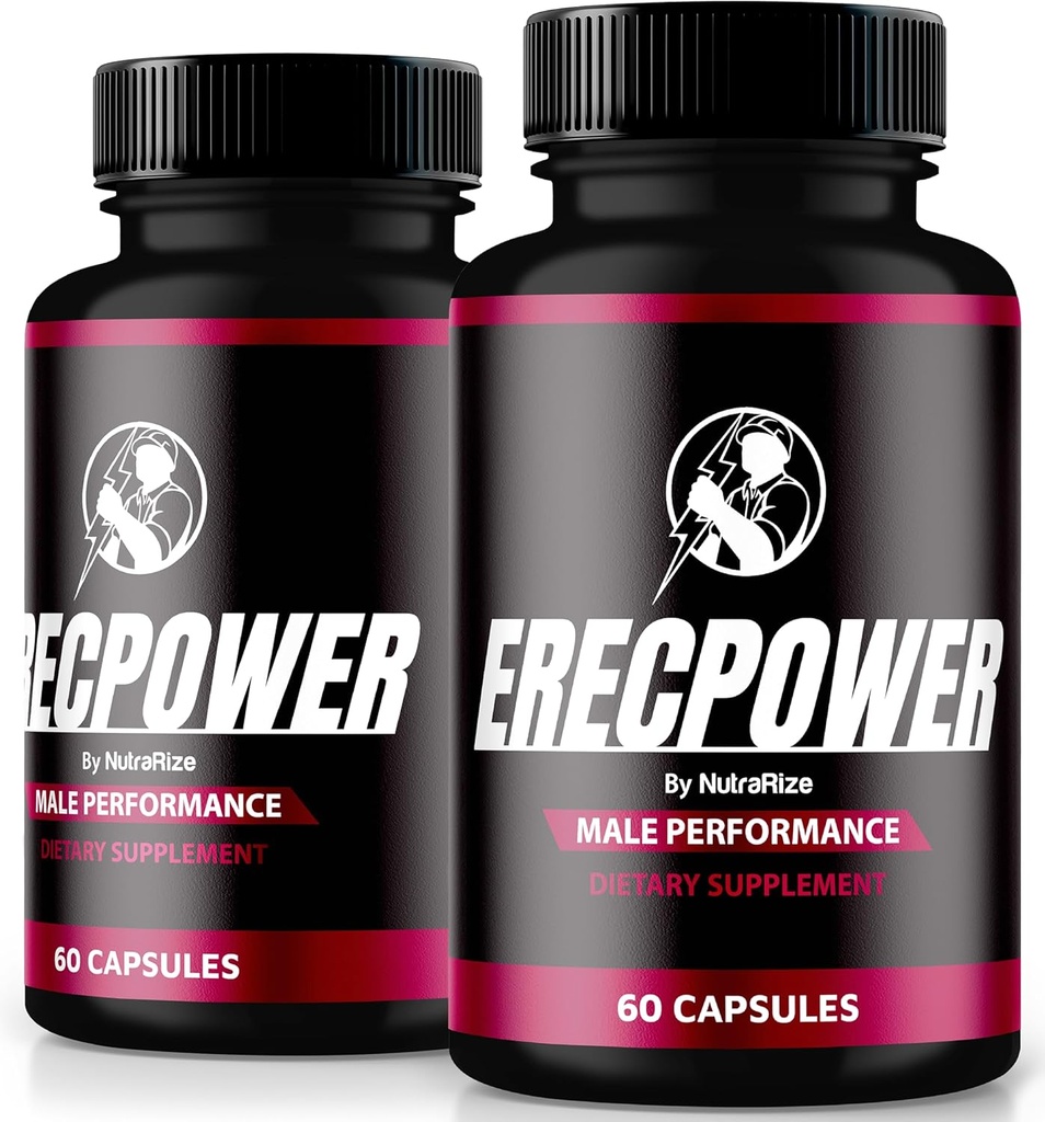 (2 パック) 男性のための ErecPower, 公式の ErecPower 丸薬, すべての自然な男性のサプリメント, ブーストエネルギーと全体的な健康へのカプセル, ピーク性能のための Erec パワー サポート, ビタミン, レビュー (120 カプセル)
