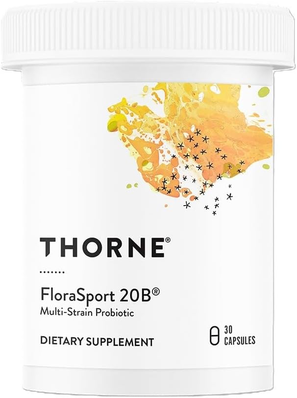 THORNE - FloraSport 20B - プロバイオティックサプリメント - 消化器系サポート、腸の健康、免疫機能および時事の病気または便秘救済を促進します* - スポーツのために証明されるNSF - 30のサービング