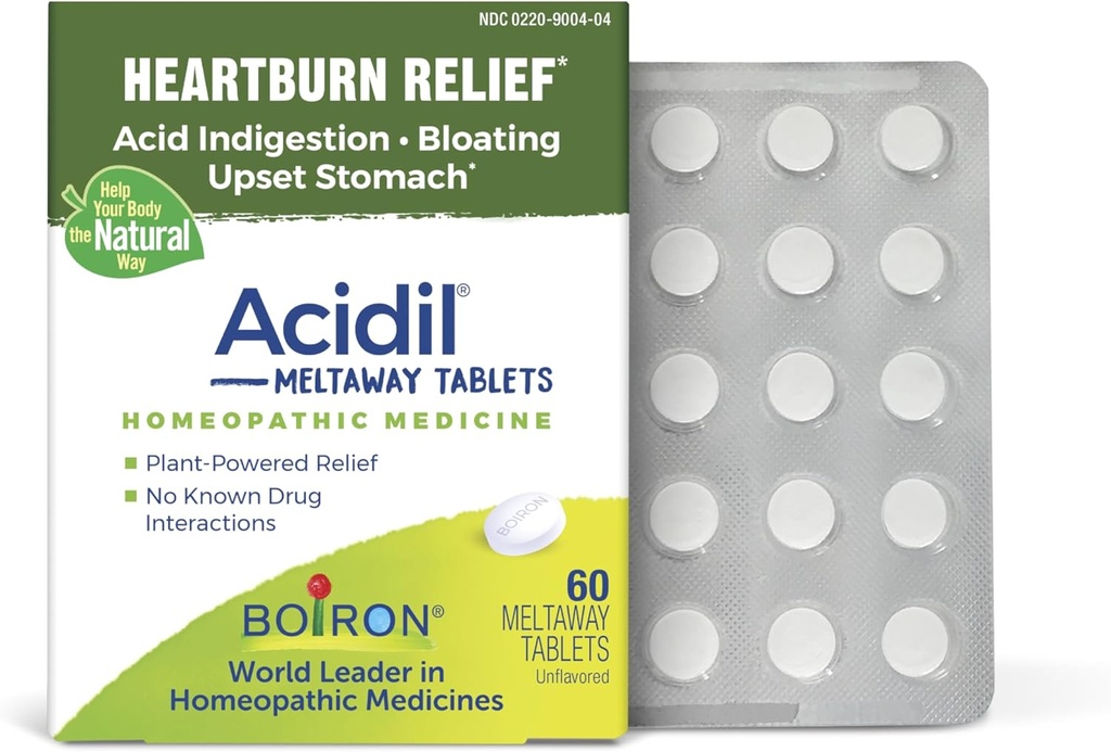 酸の還流、Heartburn、消化不良およびUpsetの胃の軽減のためのホウ素の酸性剤 - 60の計算