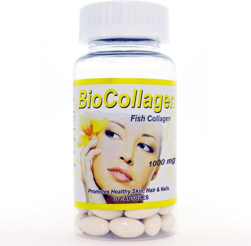 Biocollagen Bio Collagen Colageno Vitamin C Antiaging Skin Hair Nail Bone 1000mg