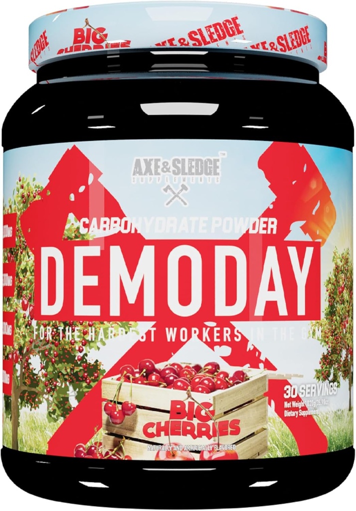 Axe&Sledgeは、クラスターDextrin、Carb10、Hydromax、Palatinoseとデモデイイントラワークアウト炭水化物パウダーを補い、パフォーマンスとポンプを強化、30のサービング(ビッグチェリー)