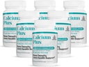 TURNER Calcium Plus, All-Natural Marine Calcium Supplement, with UAF1000+ Super Antioxidant, Magnesium + Vitamins K2 & D3, Supports Bone Density & Joint Health, 6 Bottles, 540 caps, 6 Month Supply