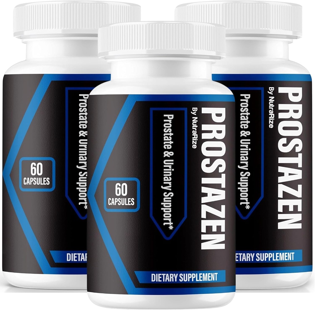 NutraRize (3パック) Prostazenカプセル、Prostazen Pills to Support Prostate Health、Prostazen Plus Premium Formula、Prostazen for Healthy Prostate、Prosta Zen Pastillas Review(180カプセル)