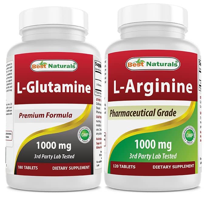 ベストナチュラルLグルタミン1000mg&L-アルギニン1000mg