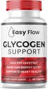 (1パック) Easy Flow Glycogen、EasyFlow Glycogenサポートカプセル、Glycoオプティマイザフォーミュラ、自然血液容器クリーナー、Premium Easy Flow Glycogenサポート(60カプセル)