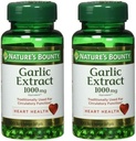 Nature's Bounty Garlic Extract 1000 mg 心血管サポート、100 ea (パッケージ 2)
