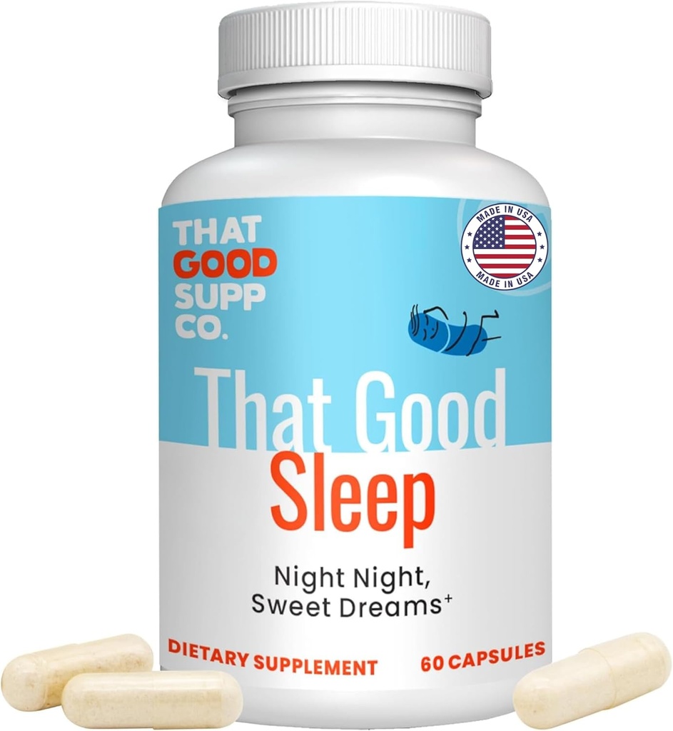 その良いSupp Co - その良い眠る夜時間睡眠補助金大人のための - ストレス救助の援助 - エイドをサポートし、気分を改善 - 睡眠補助金 大人の余分な強さ - 米国製