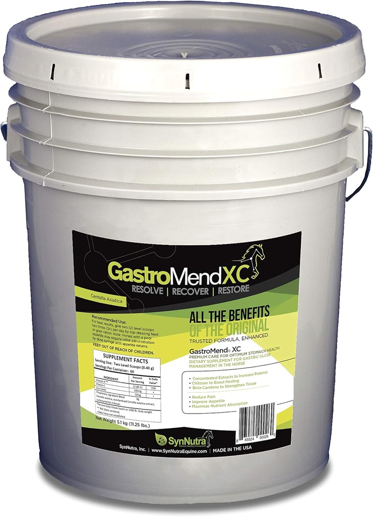 GastroMend XC、馬のための100%の自然なEquineの胃の健康は、胃の潰瘍、高活性及び有効のHealing及び防止を促進しま、胃および蝶番の健康、米国でなされる600のサービングを支えます