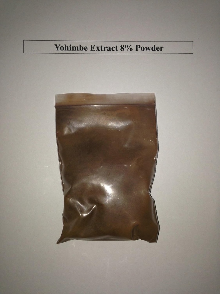 8%ヨヒンビンヨヒンベ樹皮エキス粉末/アフロジン100グラム