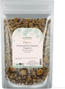 Starwest Botanicals Organic Chamomile 花全体 - 乾燥ロースリーフハーブティー、ハーブローション、ベーキング、エジプト、認定コーシャ、非GMO - 4ozポーチ