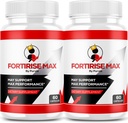(2 Pack) Fortirise Max - Fortirise Max Pills Maximum Strength Formula, Fortirise Maxx Overall Wellness Support Vitamin Supplement Review, Fortirise Capsules, Fortirise Ultra Advanced (120 Capsules)