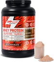 チョコレートウィープロテインパウダー | 科学的に設計された最適筋肉スタック、ガット、脳、免疫 | タンパク質、BCAA、クレアチン、Lグルタミン、プロバイオティクス、消化酵素 | 豊富なチョコレート、38.9oz