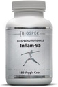 Inflam-95 - ジンジャールートエキス2,000mg、クルクミンルートエキス、ボスウェリアセラタエキス、イラクサリーフエキス、バイオペリン - 健康的な炎症反応をサポート*