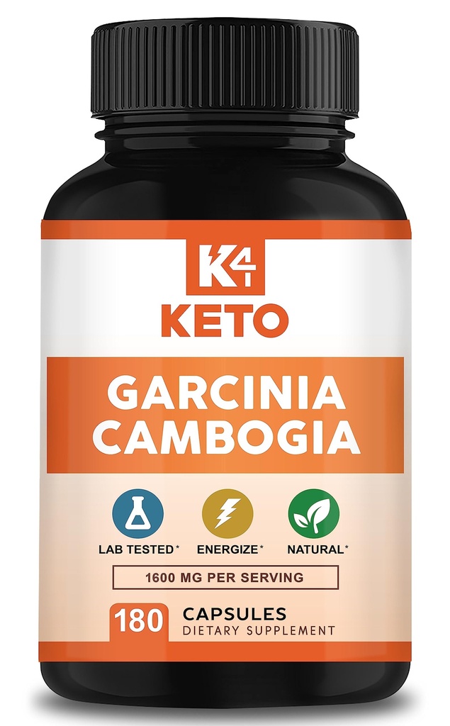 Garcinia Cambogia 1600のmg (180のカプセル) - 純粋な自然なエキスの補足の丸薬 - 低下、グミ、液体、茶及び粉に代わり標準化されたGarcia Cambogia