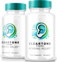 NutraRize(2パック) ClearTone Tinnitus、クリアトーンPills for Listen、ClearTone Pills Supplement for Total Ear Health、公式オーディタリーサポートカプセル、ClearTones Review(120カプセル)