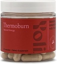 Yoli® Thermoburn Energy Supplement with Green Tea Leaf, Guarana, Choline, Raspberry Ketones and Thermo-G Proprietary Blend - Energy Vitamin, 60 Capsules