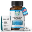 自然なマグネシウムの最終的な補足90のカプセルが付いている1500のmg - 30日は睡眠サポート、中心の健康、弛緩、血圧のバランスおよびエネルギーブーストのための供給します