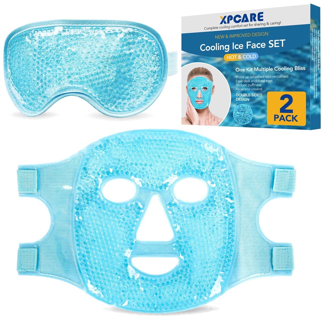 XPCARE は氷のマスクを冷やし、パフィーの目及び片頭痛の救助、ゲルの目マスク、暗い円、目の外科、睡眠、圧力、頭痛、スキン ケアのためのマスクを冷却します