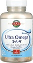 Kal Ultra Omega 3-6-9, 100 Softgels
