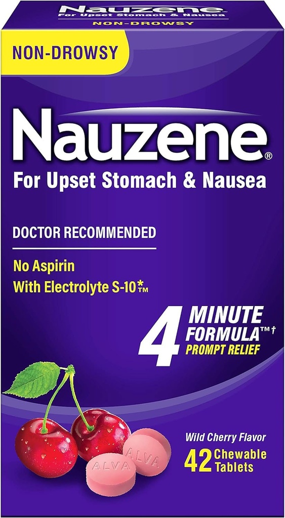 吐き気の救助のChewableタブレット、40の計算のためのNauzene