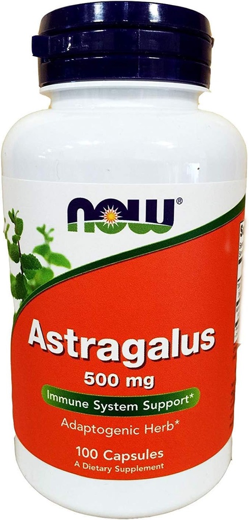 今食糧Astragalus 500のmg - 100の帽子2のパック