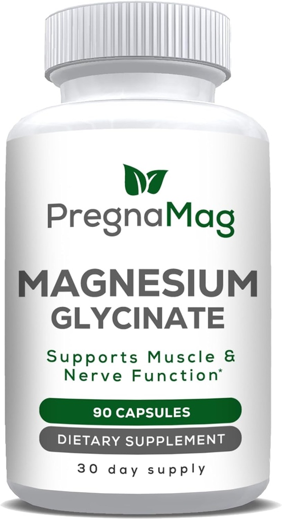 マグネシウムのGlycinate - PregnaMag - 275mg -非緩衝されたマグネシウムのBisglycinate筋肉、中心、Nerve、ガット、骨サポート、高い吸収、Diglycinate、妊娠、 Calming、筋肉弛緩および回復