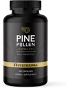 Surthrival: Pine Pollen Powder Capsules (180 Count), Wild Harvested, Energy & Endurance Restoration