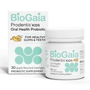 BioGaia Prodentis Kids | 歯とグムのための歯科プロバイオティクス | グッドオーラルヘルス&グットヘルストオを促進 | 経口プロバイオティクス | 30 アップル風味のロゼンジ | 1-パック
