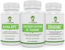 VitaMonk ブレイン ブースト バンドル - アルファGPC、ウリジン、低用量カフェイン + L-テアニンデュオ