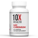 10X 健康 MIC クロムの補足 - 60 のカプセル-コリンのイノシトール及び L メチオニン-毎日の栄養サポートのためのミネラル補足-クロム、L メチオニン、コリンの補足が含まれています