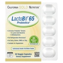 LactoBif Probiotics、65 Bllion CFU、20アクティブ&臨床研究プロバイオティックストレイン、大豆フリー、砂糖フリー、ベジタリアン、個別にダブルホイルブリストラーシール、30ベジギーカプセル