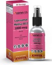 リポソームビタミンB12スプレー | 60食 | 2ヶ月供給 | 1 floz | Non-GMO | 無添加糖 | グルテンフリー | 旅行に優しい | エネルギー、神経の健康と脳機能をサポート