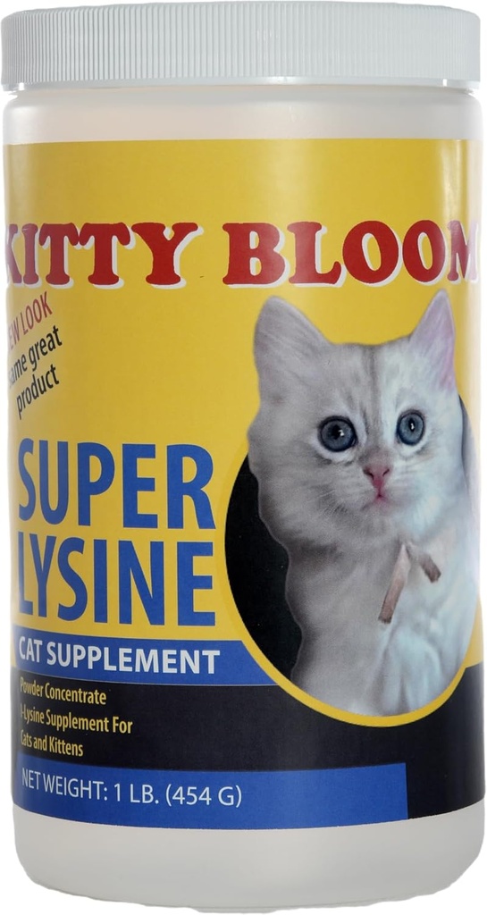 スーパーリジン | 猫用究極の免疫ブースター | 本物のチーズと鶏のレバーフレーバー (16 oz. (1 lb)