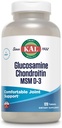 KAL Glucosamine Chondroitin MSM D-3, Joint Support Supplement, 1,500 mg of Glucosamine Sulfate, 1,200 mg of Chondroitin Sulfate, 1,000 mg of MSM, Plus Vitamin D3 & Vitamin C, 40 Servings, 120 Tablets