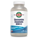 KALグルコサミンコンドロイチンMSM D-3、ジョイントサポートサプリメント、グルコサミン硫酸1,500mg、コンドロイチン硫酸1,200mg、MSMの1,000mg、プラスビタミンD3&ビタミンC、40サービング、120錠