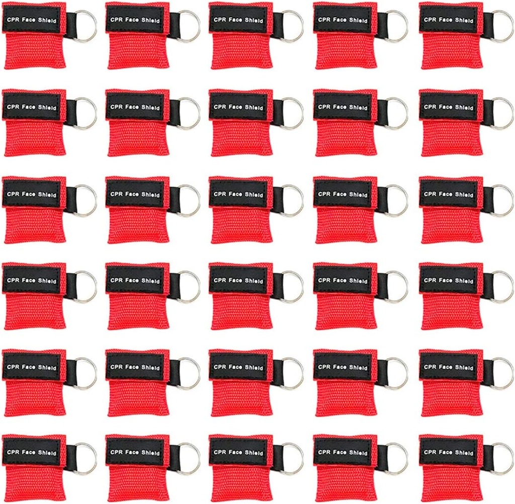 CPRのマスク、ファースト・エイドのための1つの方法弁の呼吸の障壁が付いている使い捨て可能なCPRの盾のマスクの緊急のマスク