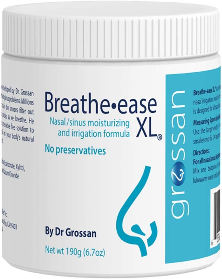 Breathe-easeXL Nasal/Sinusの潅漑の塩の瓶
