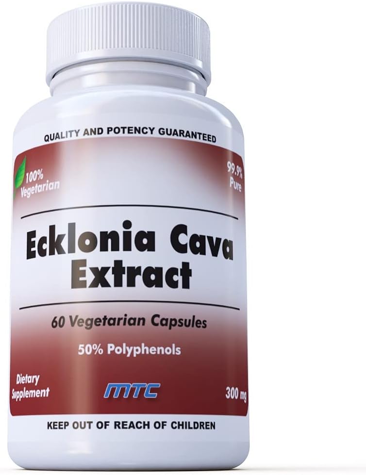 Ecklonia Cavaのエキス300のmg、50%のポリフェノール、60のベジタリアンの帽子、ウェルネス サポート