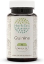 HerbEra Quinine 60カプセル、1000 mg、ワイルドクラフトクイン(Cinchona officinalis)ドライバーク(60カプセル)